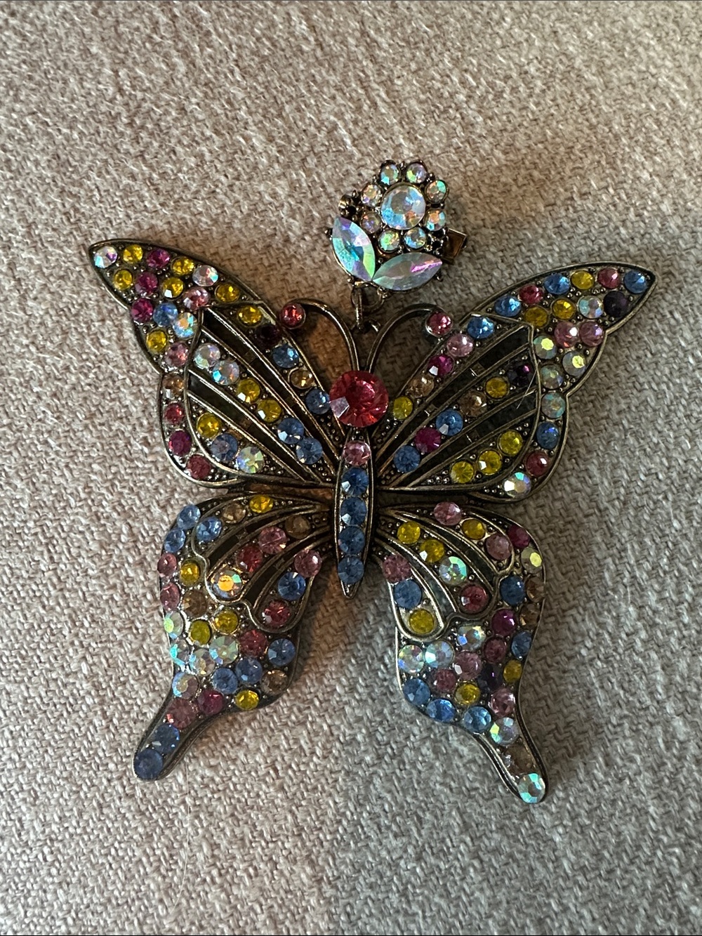 Aratta butterfly pin brooch